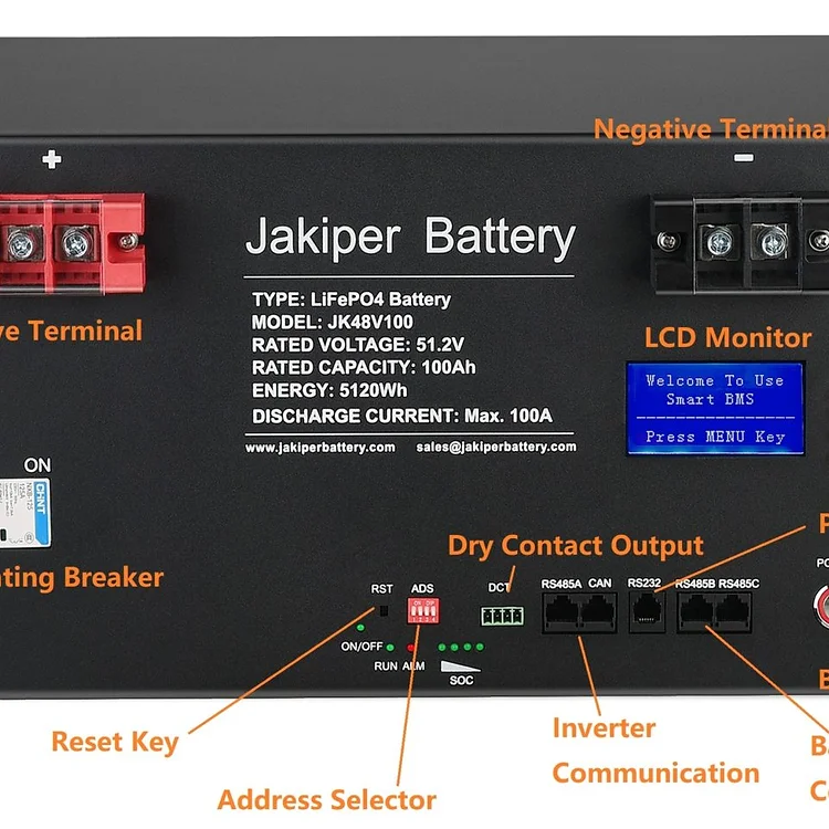 *[Open Box]* JK48V100 Server Rack LiFePO4 Battery