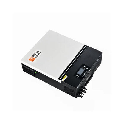 Rich Solar LV6548 Solar Inverter UL Listed 120V (Battery Optional) | 6,500W Continuous / 240V w/ two or more units *[Scratch & Dent]*