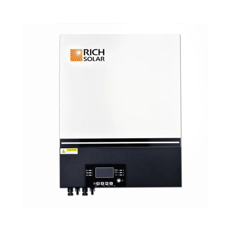 Rich Solar LV6548 Solar Inverter UL Listed 120V (Battery Optional) | 6,500W Continuous / 240V w/ two or more units *[Scratch & Dent]*