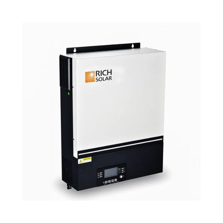 Rich Solar LV6548 Solar Inverter UL Listed 120V (Battery Optional) | 6,500W Continuous / 240V w/ two or more units *[Scratch & Dent]*