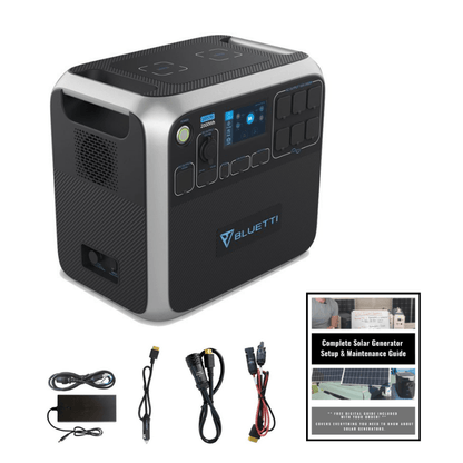 Bluetti AC200P Portable Solar Generator 2,000wH / 2,000W Output | 700W PV Input & 4,800W Surge - ShopSolarKits.com